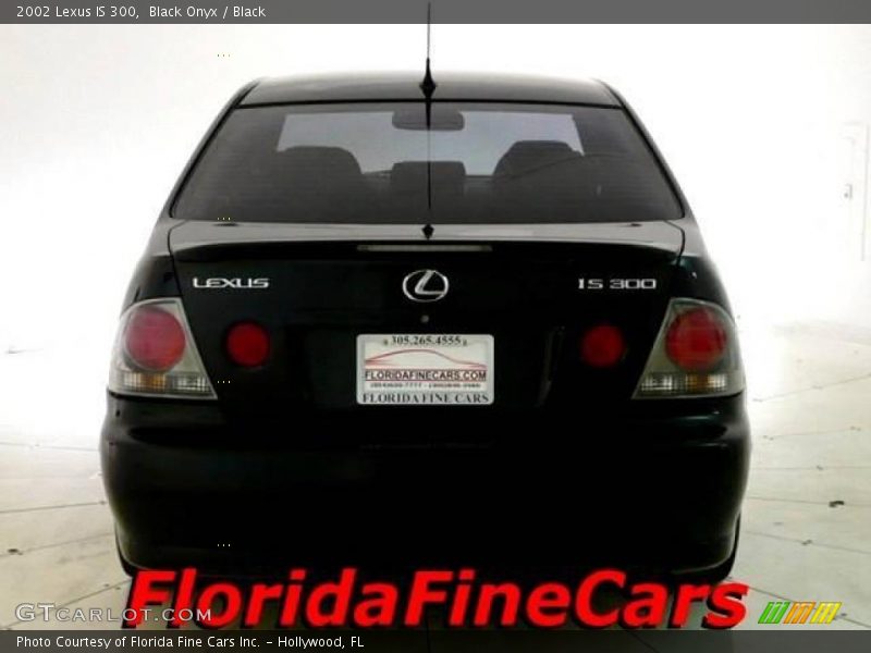 Black Onyx / Black 2002 Lexus IS 300