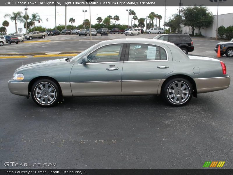 Light Tundra Metallic / Medium Light Stone/Dark Stone 2005 Lincoln Town Car Signature