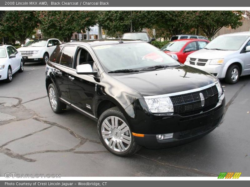 Black Clearcoat / Charcoal Black 2008 Lincoln MKX AWD