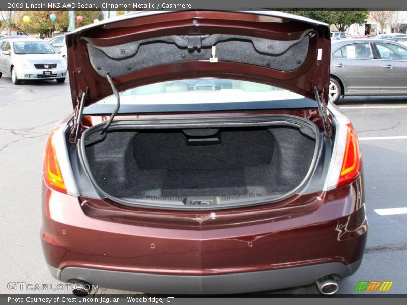 Cinnamon Metallic / Cashmere 2009 Lincoln MKS AWD Sedan