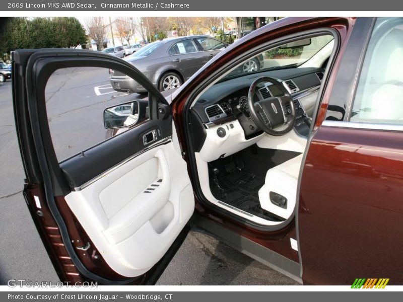 Cinnamon Metallic / Cashmere 2009 Lincoln MKS AWD Sedan