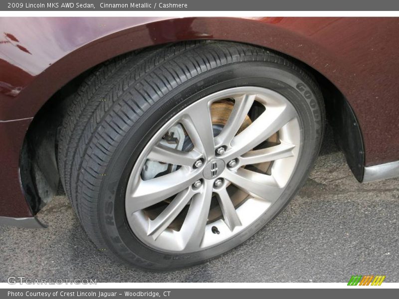 Cinnamon Metallic / Cashmere 2009 Lincoln MKS AWD Sedan