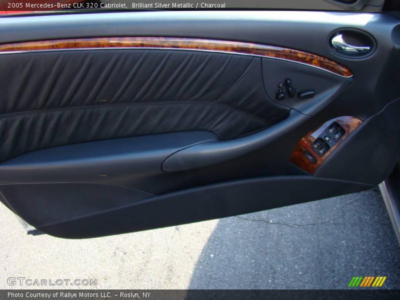 Brilliant Silver Metallic / Charcoal 2005 Mercedes-Benz CLK 320 Cabriolet