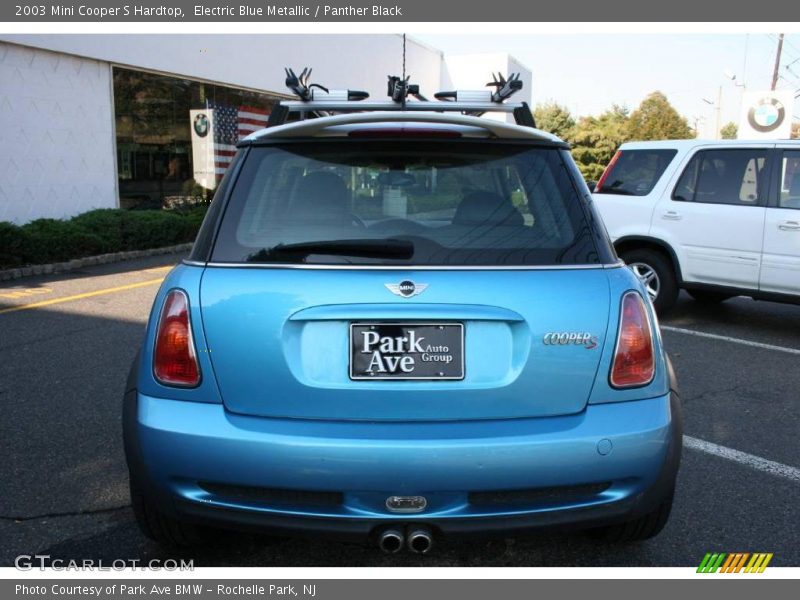 Electric Blue Metallic / Panther Black 2003 Mini Cooper S Hardtop