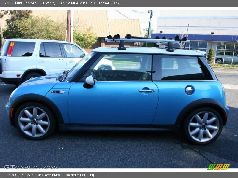 Electric Blue Metallic / Panther Black 2003 Mini Cooper S Hardtop