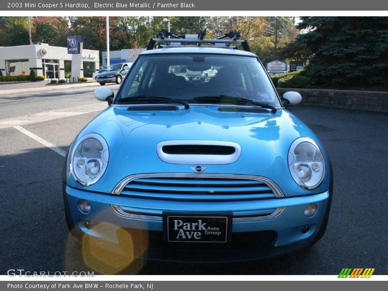 Electric Blue Metallic / Panther Black 2003 Mini Cooper S Hardtop