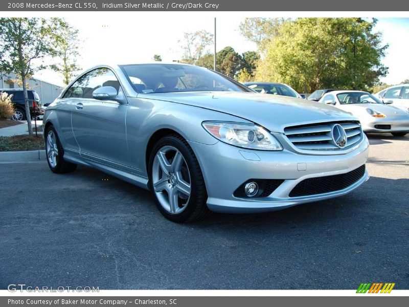 Iridium Silver Metallic / Grey/Dark Grey 2008 Mercedes-Benz CL 550