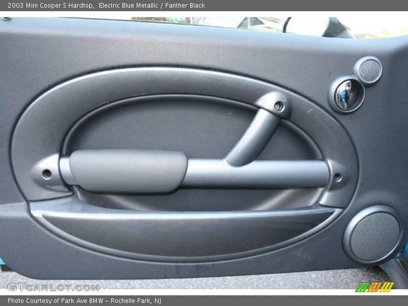 Electric Blue Metallic / Panther Black 2003 Mini Cooper S Hardtop