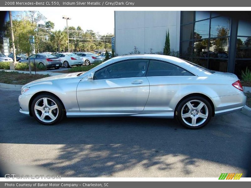 Iridium Silver Metallic / Grey/Dark Grey 2008 Mercedes-Benz CL 550