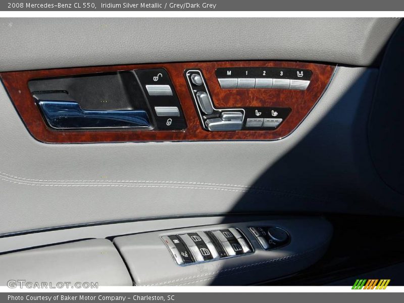Iridium Silver Metallic / Grey/Dark Grey 2008 Mercedes-Benz CL 550