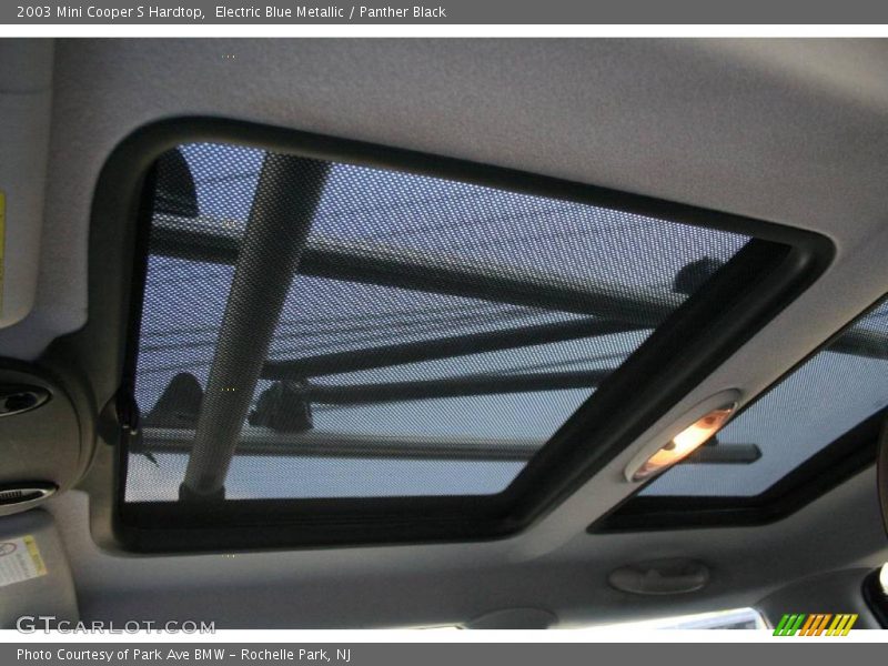 Electric Blue Metallic / Panther Black 2003 Mini Cooper S Hardtop