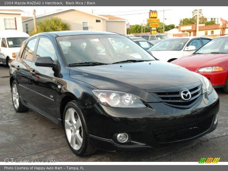 Black Mica / Black 2004 Mazda MAZDA3 s Hatchback