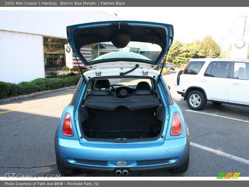 Electric Blue Metallic / Panther Black 2003 Mini Cooper S Hardtop