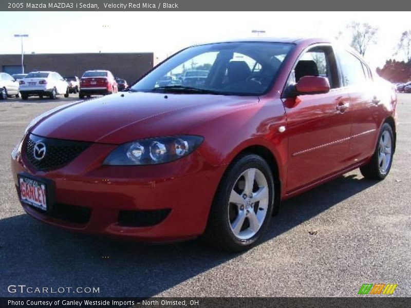 Velocity Red Mica / Black 2005 Mazda MAZDA3 i Sedan