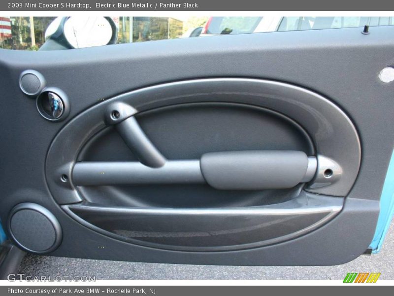 Electric Blue Metallic / Panther Black 2003 Mini Cooper S Hardtop