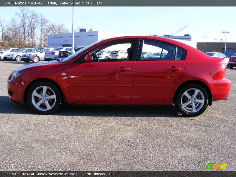 Velocity Red Mica / Black 2005 Mazda MAZDA3 i Sedan