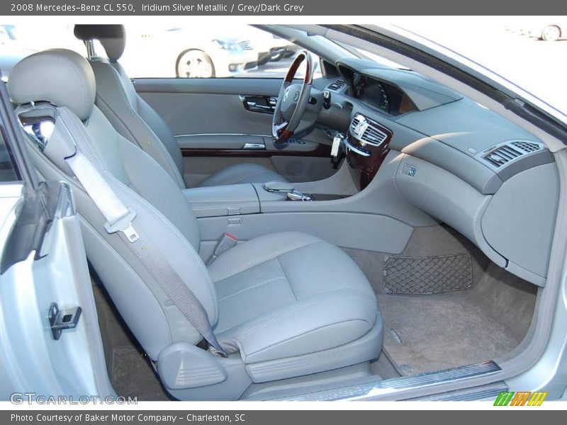 Iridium Silver Metallic / Grey/Dark Grey 2008 Mercedes-Benz CL 550