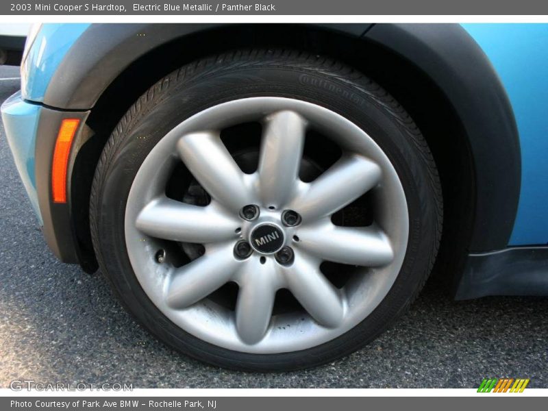 Electric Blue Metallic / Panther Black 2003 Mini Cooper S Hardtop