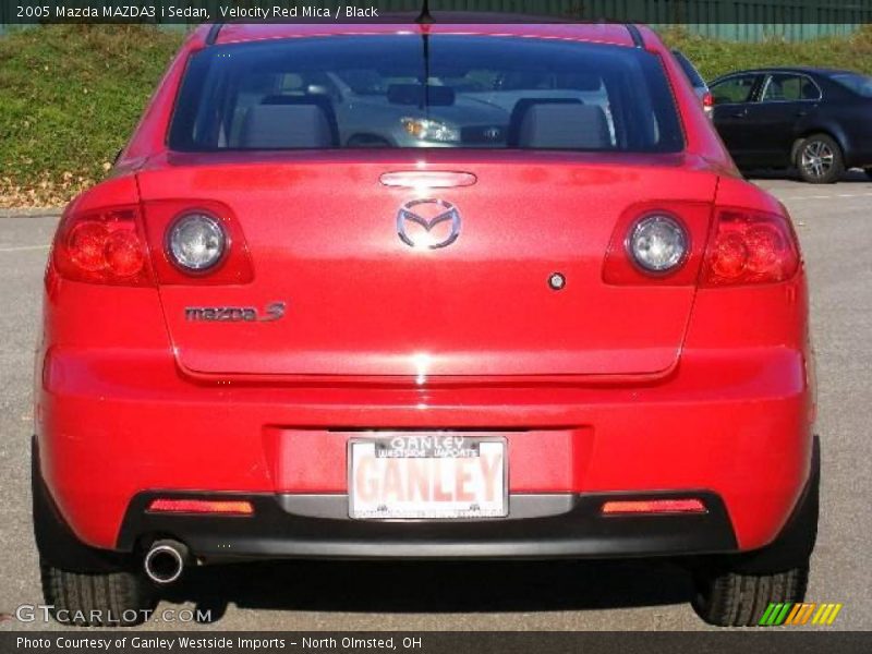 Velocity Red Mica / Black 2005 Mazda MAZDA3 i Sedan