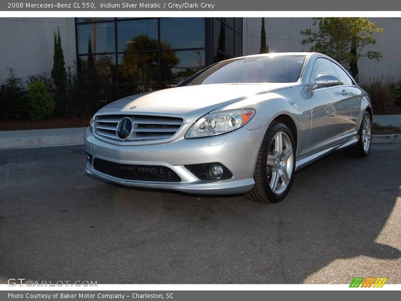 Iridium Silver Metallic / Grey/Dark Grey 2008 Mercedes-Benz CL 550