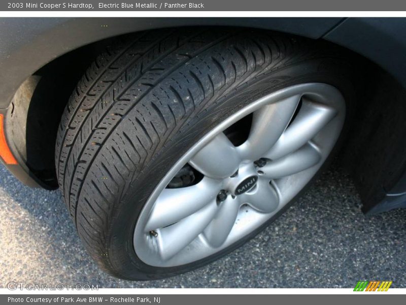 Electric Blue Metallic / Panther Black 2003 Mini Cooper S Hardtop