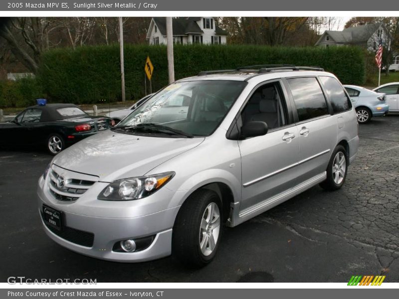 Sunlight Silver Metallic / Gray 2005 Mazda MPV ES