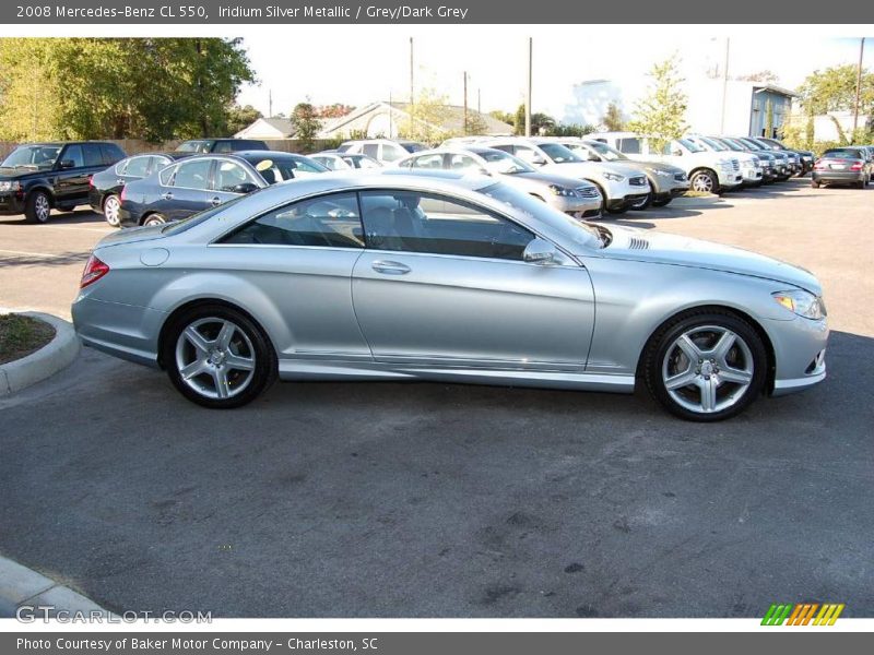 Iridium Silver Metallic / Grey/Dark Grey 2008 Mercedes-Benz CL 550