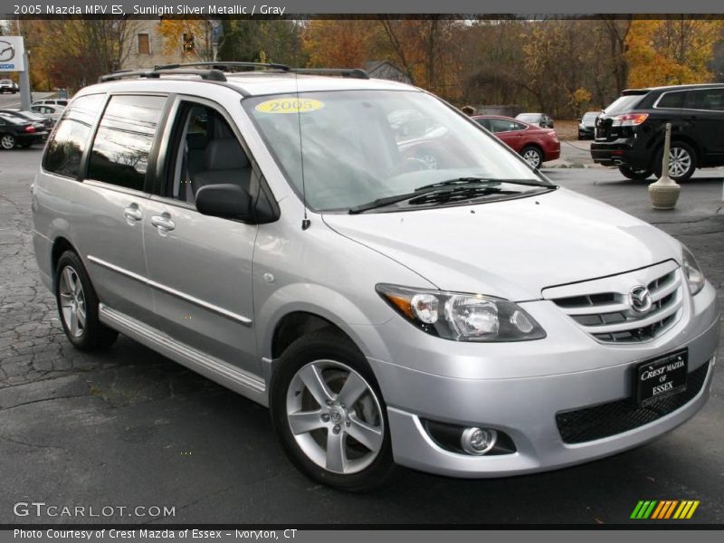 Sunlight Silver Metallic / Gray 2005 Mazda MPV ES