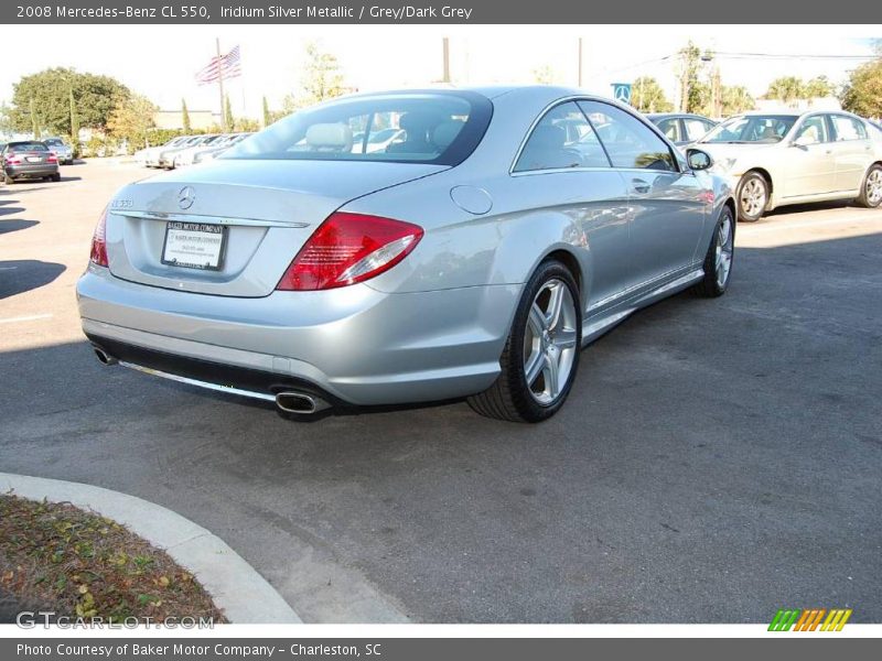Iridium Silver Metallic / Grey/Dark Grey 2008 Mercedes-Benz CL 550
