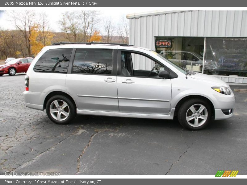 Sunlight Silver Metallic / Gray 2005 Mazda MPV ES