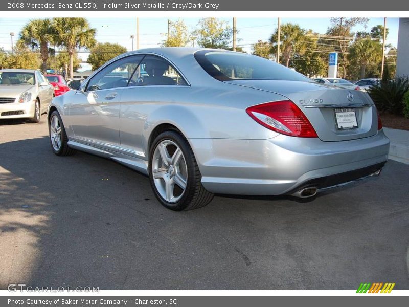 Iridium Silver Metallic / Grey/Dark Grey 2008 Mercedes-Benz CL 550