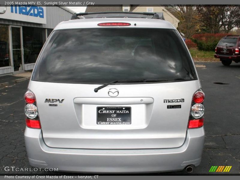 Sunlight Silver Metallic / Gray 2005 Mazda MPV ES