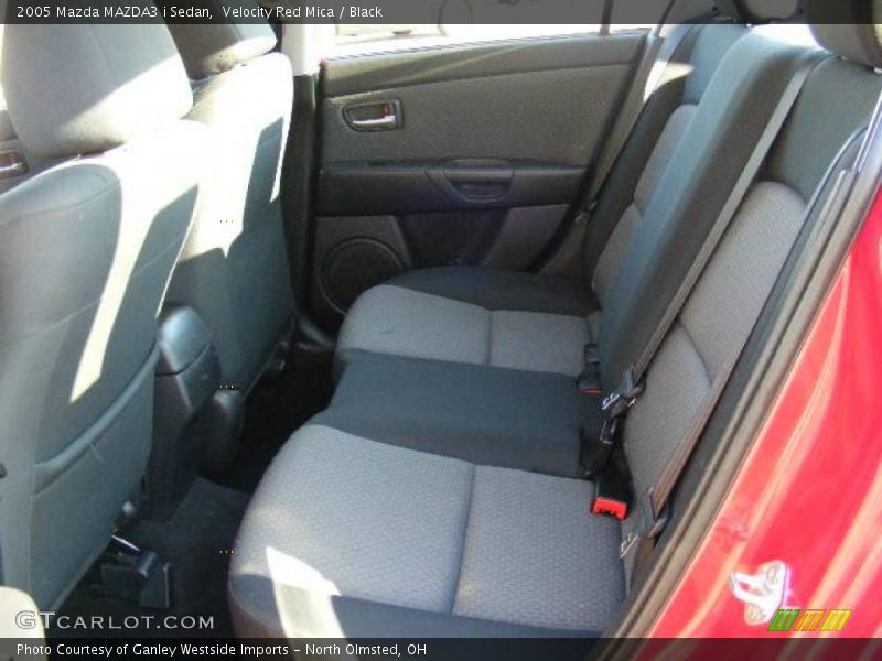 Velocity Red Mica / Black 2005 Mazda MAZDA3 i Sedan