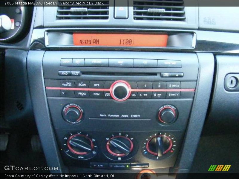 Velocity Red Mica / Black 2005 Mazda MAZDA3 i Sedan