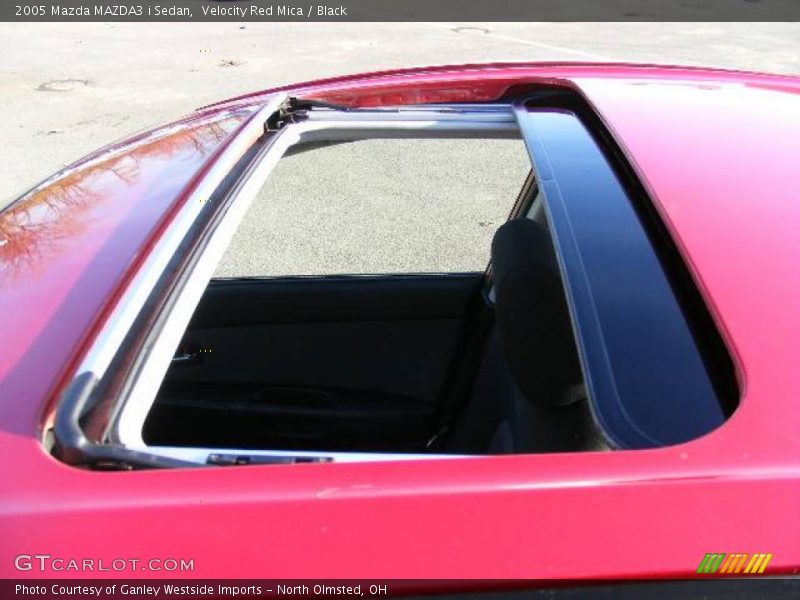 Velocity Red Mica / Black 2005 Mazda MAZDA3 i Sedan