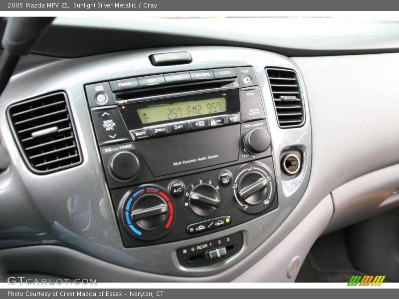 Sunlight Silver Metallic / Gray 2005 Mazda MPV ES