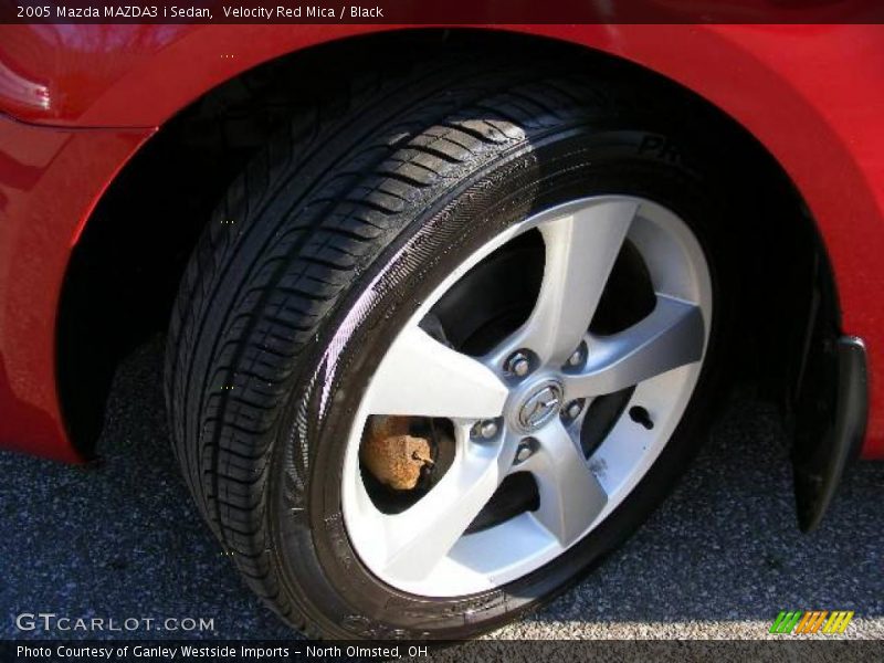 Velocity Red Mica / Black 2005 Mazda MAZDA3 i Sedan