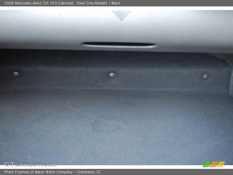 Steel Grey Metallic / Black 2008 Mercedes-Benz CLK 350 Cabriolet