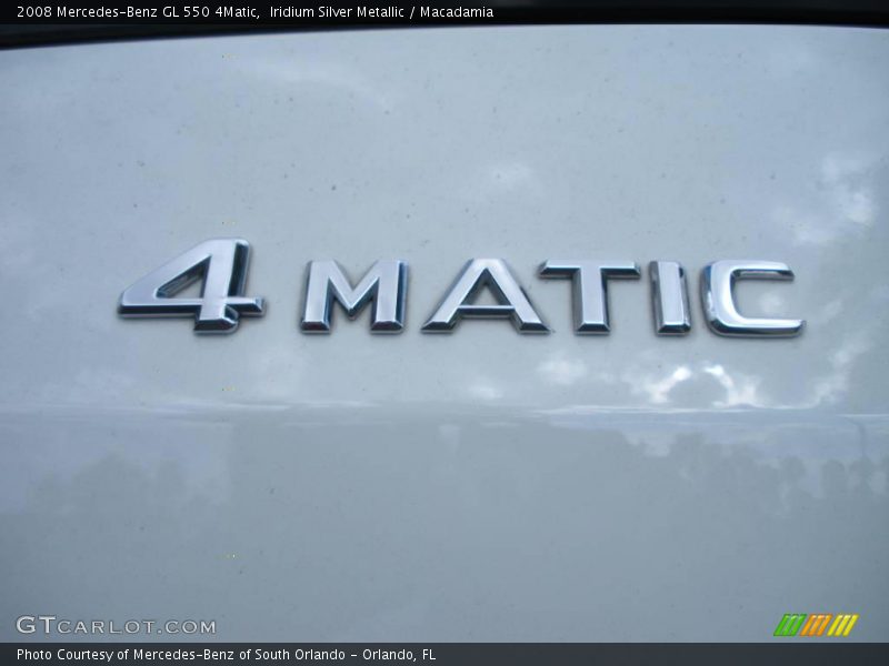 Iridium Silver Metallic / Macadamia 2008 Mercedes-Benz GL 550 4Matic