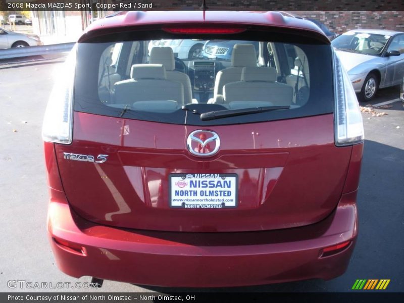 Copper Red / Sand 2008 Mazda MAZDA5 Sport