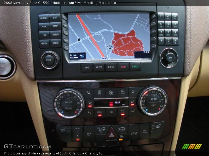 Iridium Silver Metallic / Macadamia 2008 Mercedes-Benz GL 550 4Matic