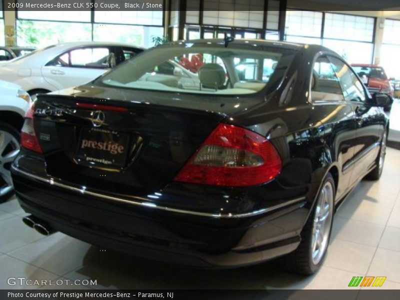 Black / Stone 2009 Mercedes-Benz CLK 550 Coupe