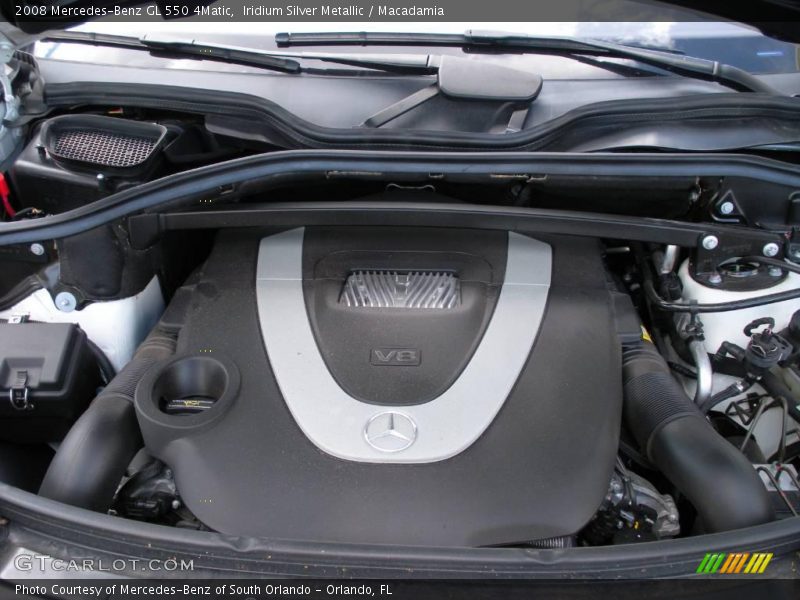 Iridium Silver Metallic / Macadamia 2008 Mercedes-Benz GL 550 4Matic