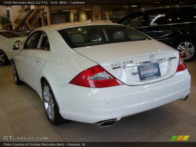 Arctic White / Cashmere 2009 Mercedes-Benz CLS 550