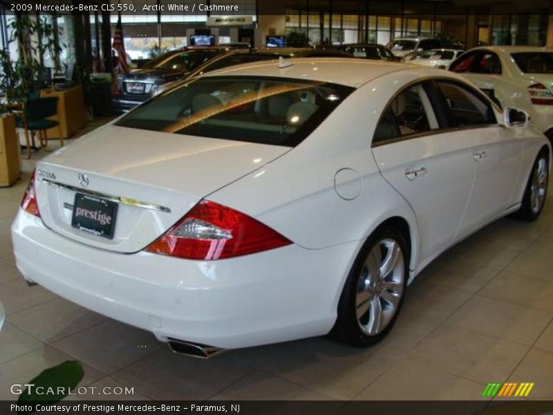 Arctic White / Cashmere 2009 Mercedes-Benz CLS 550