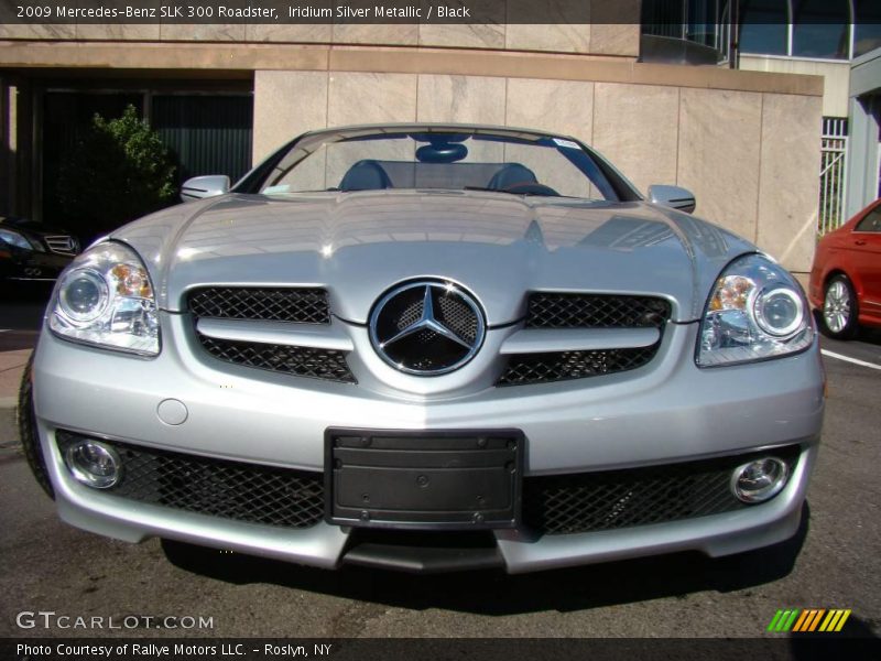 Iridium Silver Metallic / Black 2009 Mercedes-Benz SLK 300 Roadster