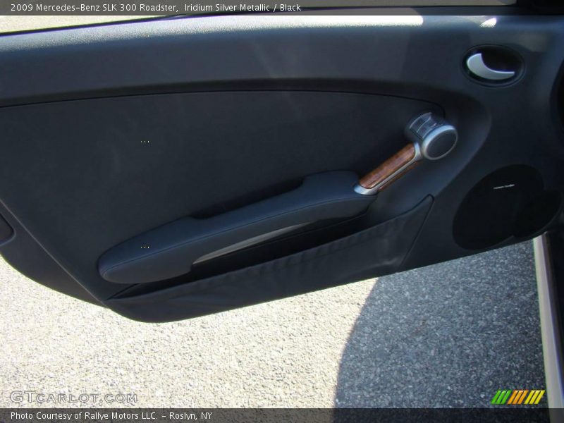 Iridium Silver Metallic / Black 2009 Mercedes-Benz SLK 300 Roadster