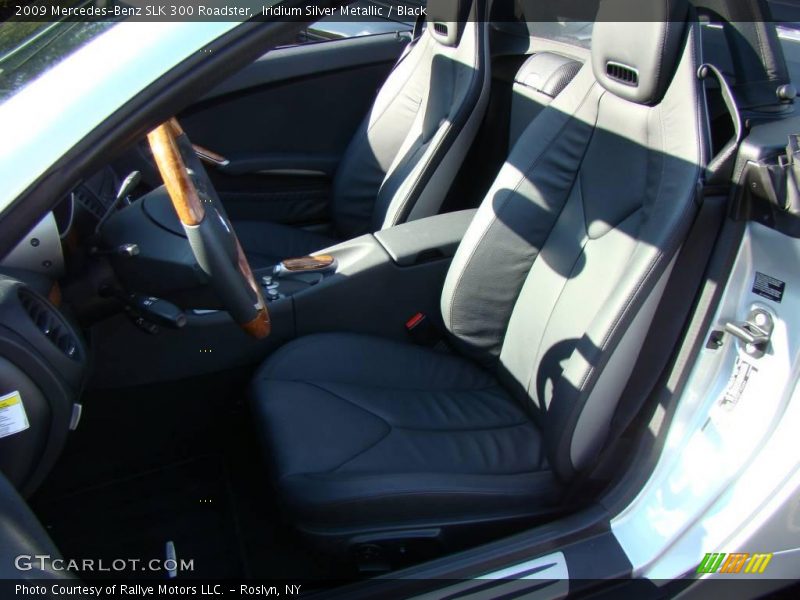 Iridium Silver Metallic / Black 2009 Mercedes-Benz SLK 300 Roadster