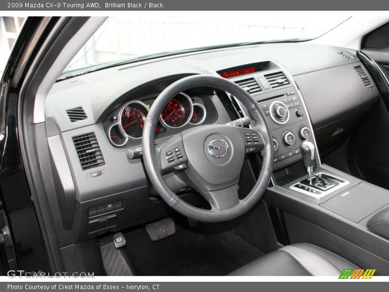 Brilliant Black / Black 2009 Mazda CX-9 Touring AWD