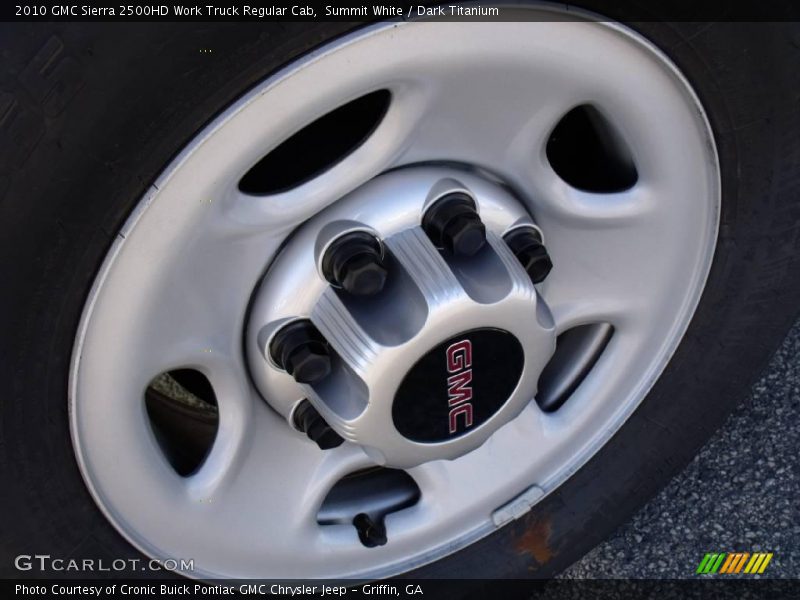 Summit White / Dark Titanium 2010 GMC Sierra 2500HD Work Truck Regular Cab